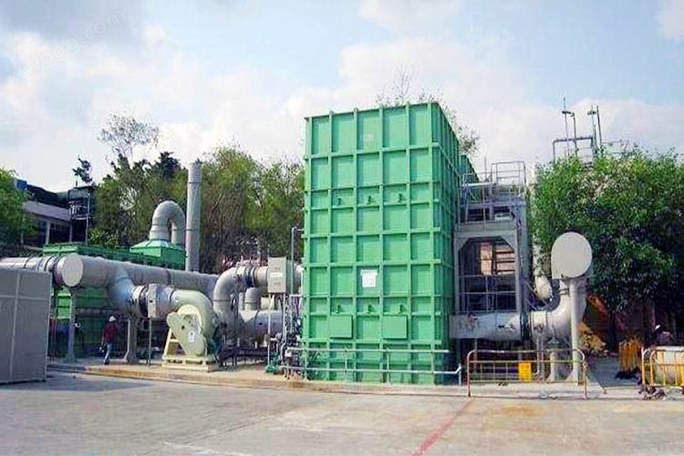 Biological deodorization exhaust gas purifier