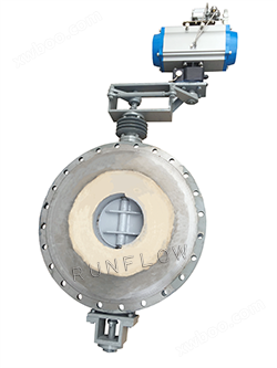 Pneumatic High Temperature Ventilation Butterfly Valve (Pneumatic High Temperature Ventilation Butterfly Valve)