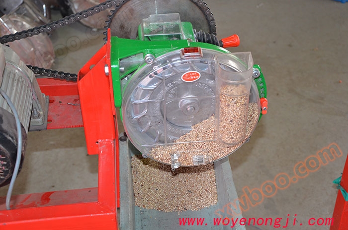 高粱排种器勺轮细节图