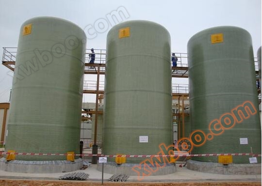 Fiberglass hydrochloric acid storage tank