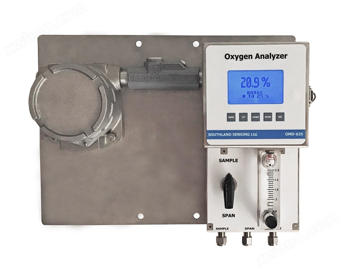 OMD-625在线ppm防爆氧气分析仪参数：  精 度：<1%  6种量程范围可选：  0 - 1ppm, 0 - 10ppm, 0 - 100ppm, 0 - 1000ppm, 0 - 25%        （含CO2可选酸性传感器）  0 - 10ppm, 0 - 100ppm, 0 - 1000ppm, 0 - 10000 PPM 0 - 25%  （含CO2可选酸性传感器）  0 -