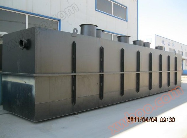 Thiết bị xử lý nước thải cộng đồng bị chôn vùi