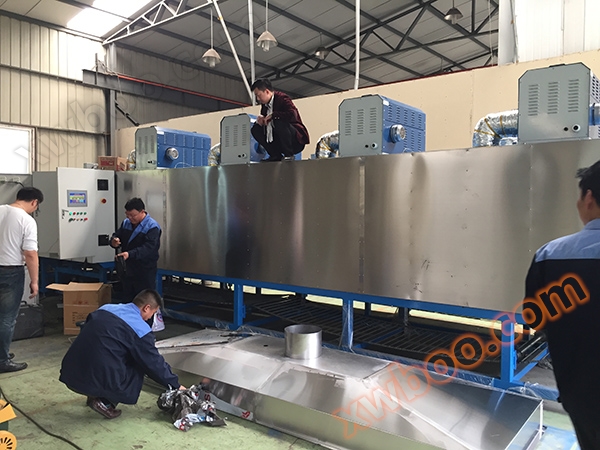 Forno a tunnel a tubo per automobili