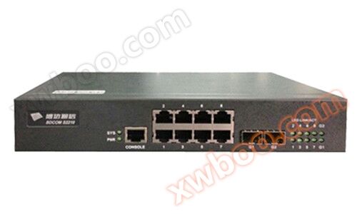 Conmutador de red de segunda capa de Wuhan 8000m Poe + 2 Gigabit / 100m Poe de potencia óptica 150w