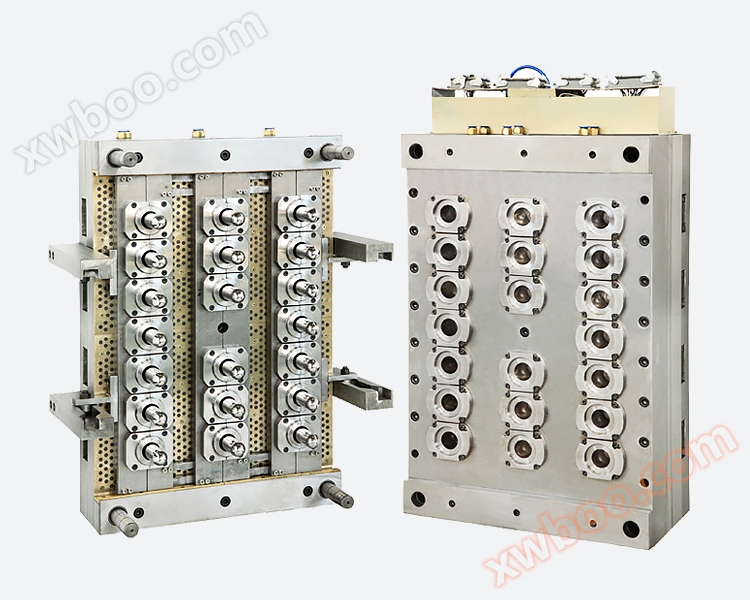 A 42mm caliber preform mold with a diameter of 20 is produced