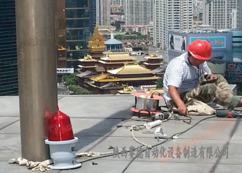 Anhui Residential Construction Site - Aviation Obstacle Light GPS Wireless Synchronization