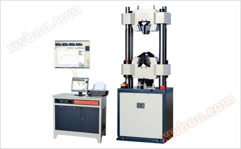 Máquina de teste de alongamento hidráulico de metal 600KN