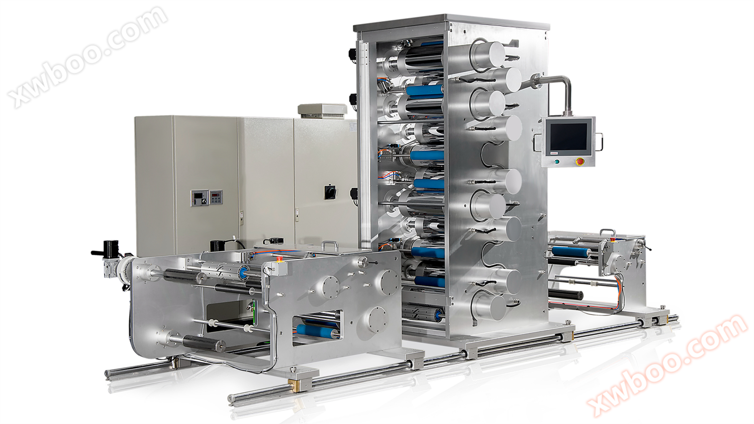 Máquina de esticamento vertical pequena MDO de laboratório