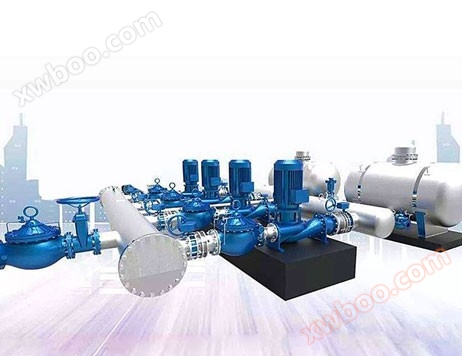 Stazione di pompaggio a pressione della rete idrica urbana