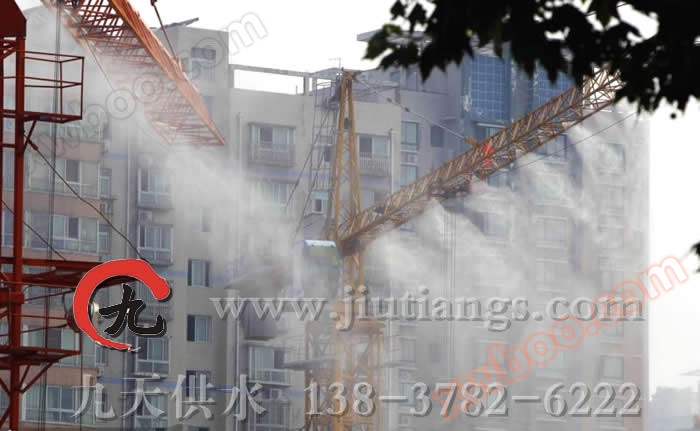 Système de levage de poussière de tour de chantier