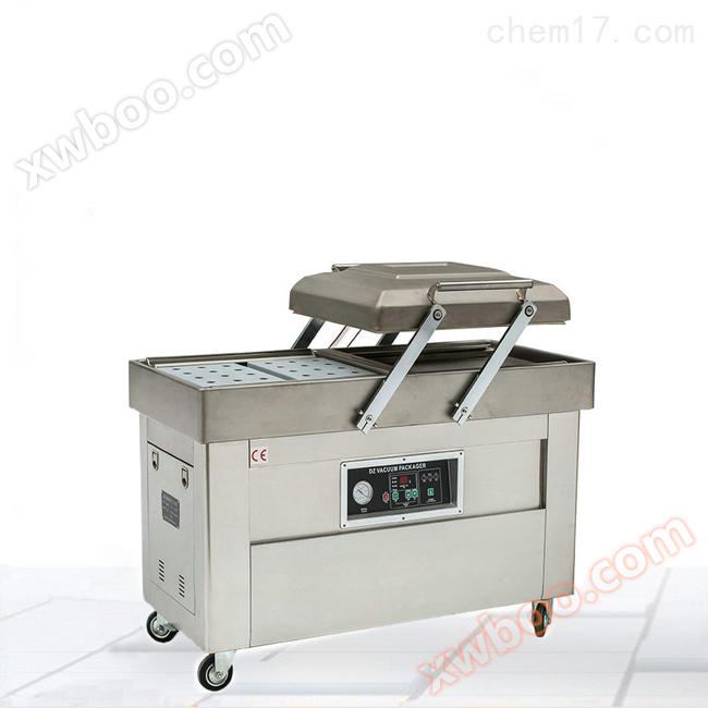 600 automatic seafood double chamber vacuum packaging machine