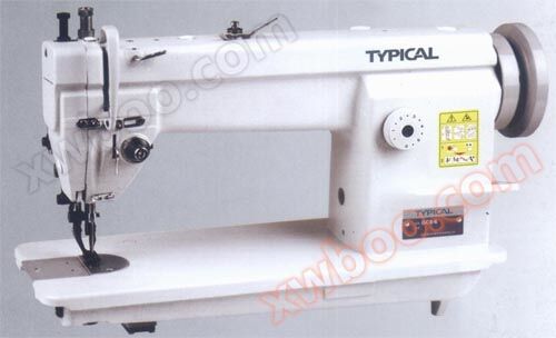 Gc6 - 6 série moyenne épaisseur matériel supérieur et inférieur alimentation machine à coudre plate