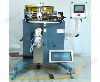 Shaped glass bottle imitation screen printing machine