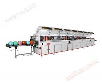 Visual positioning three color screen printing machine
