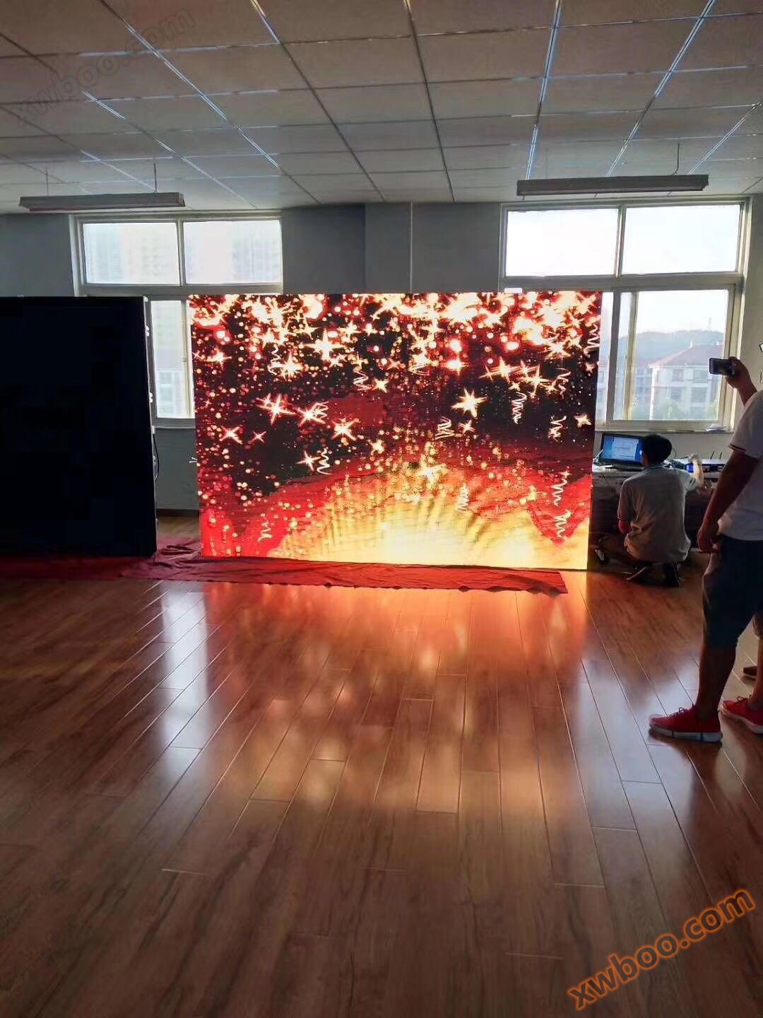 Pared de empalme p2.5led