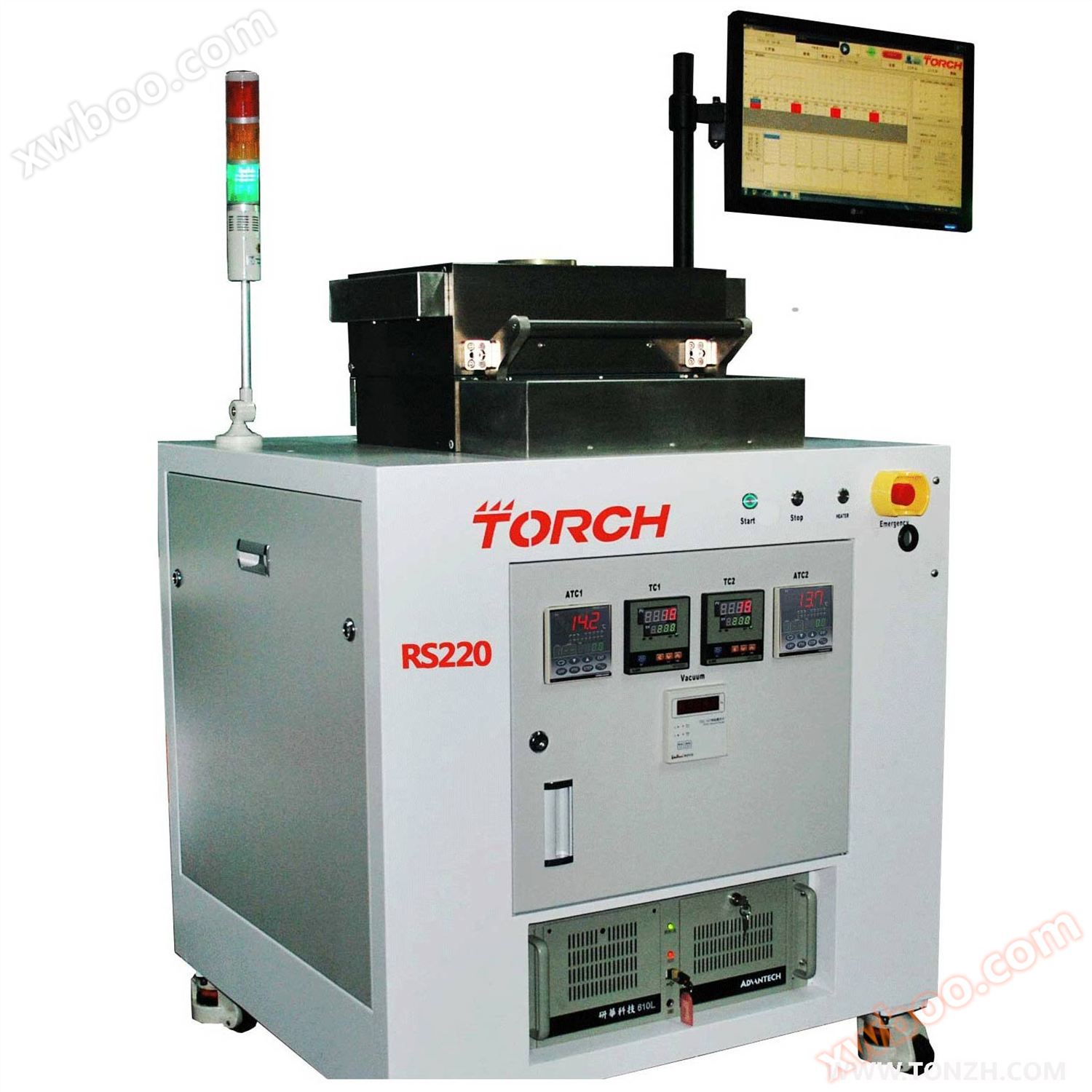 Vacuum eutectic reflow soldering furnace RS220