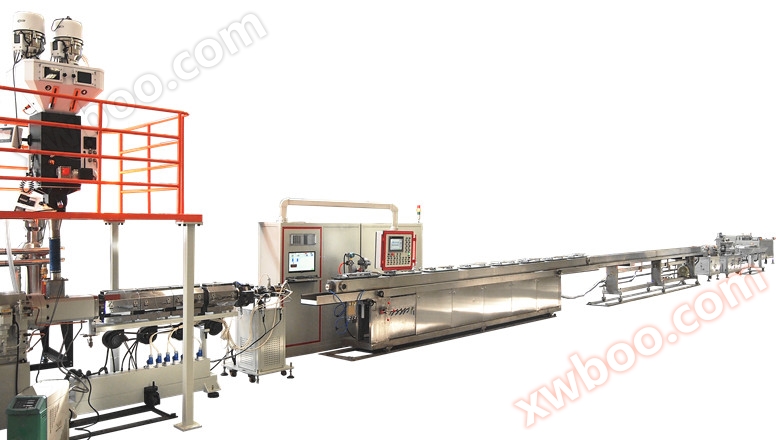 High end customized precision tube extrusion line