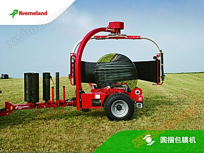 Gran round bundling and wrapping machine