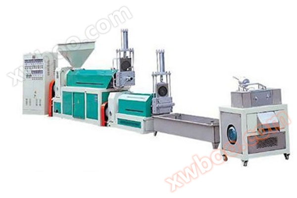 PE Forced Feeding Double Stage Pulling Granulation Production Line