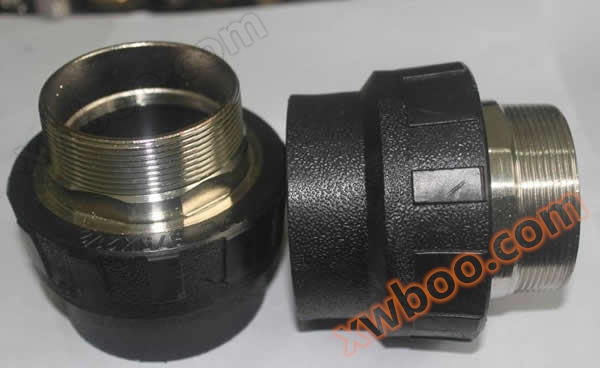 Xi'an PE pipe manufacturer (direct outer thread) pipe fittings