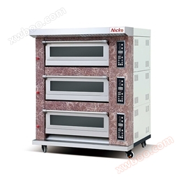 Drei Etagen Sechs Platten Backofen