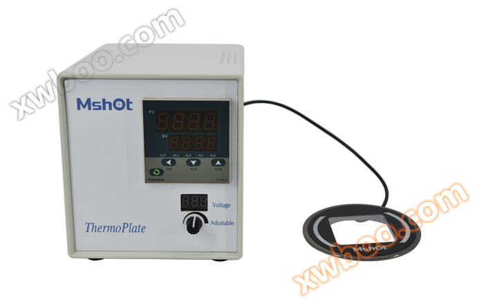 Inverted microscope transparent hot stage