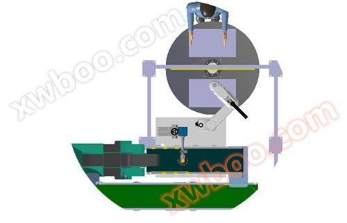 분류 로봇 금속 패드 선별