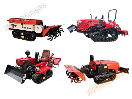 Crawler rotary tiller