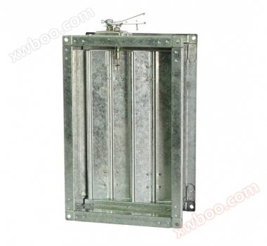 Universal common plate flange smoke exhaust fire damper