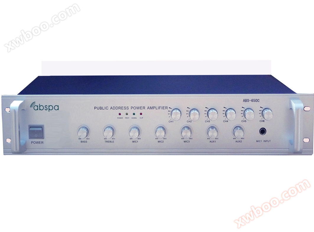 Amplificador de pressão fixa ABS-280C/ABS-380C com regulação independente de volume de seis seções 280W/380W