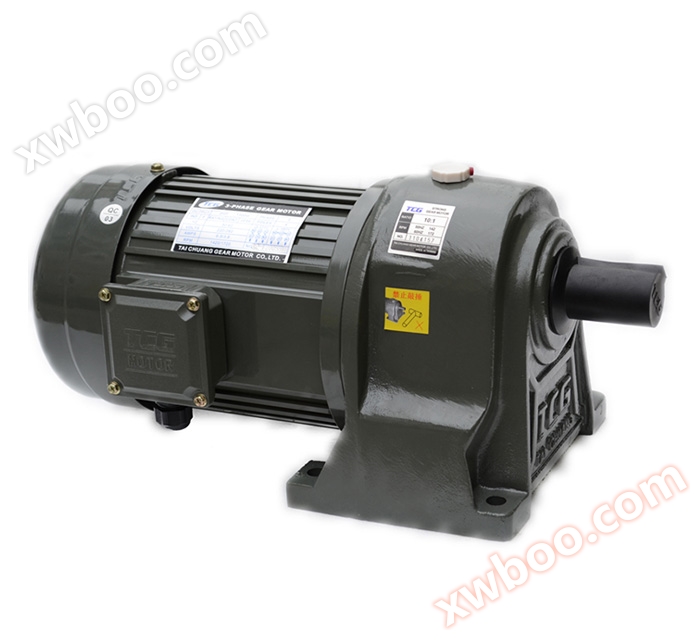 Horizontal cast iron gear reduction motor