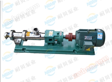 FG series integral stainless steel sanitary screw pump